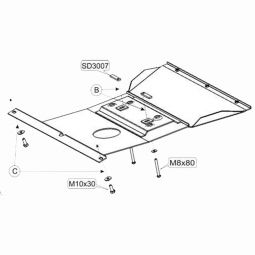 Kolchuga Защита двигателя, КПП и радиатора на BMW 3 (E36) '90-00
