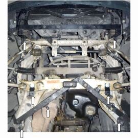 Kolchuga Защита двигателя и радиатора на BMW 3 (E90) '05-