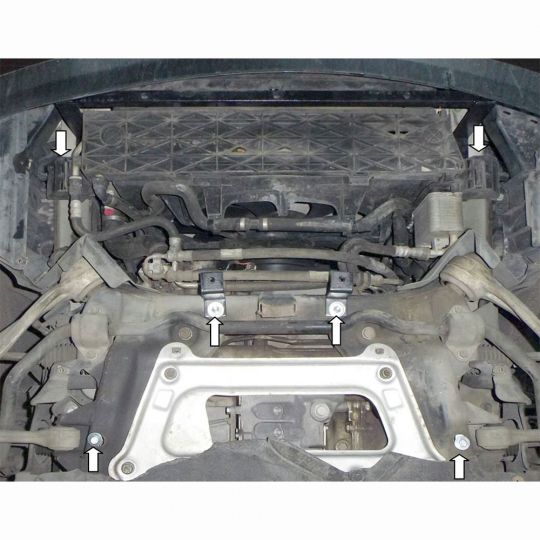 Kolchuga Защита двигателя и радиатора на BMW 5 (E60/E61) '03-10 (ZiPoFlex-оцинковка) Kolchuga Защита двигателя и радиатора на BMW 5 (E60/E61) '03-10 (ZiPoFlex-оцинковка)