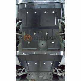 Kolchuga Защита двигателя, радиатора и рулевых реек на BMW 5 (F10/F11) '10- 520i (ZiPoFlex-оцинковка)