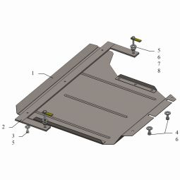 Kolchuga Защита КПП на BMW 5 (E60/E61) '03-10