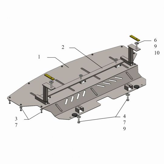 Kolchuga Защита радиатора на BMW X1 (E84) '09-15 (ZiPoFlex-оцинковка) Kolchuga Защита радиатора на BMW X1 (E84) '09-15 (ZiPoFlex-оцинковка)