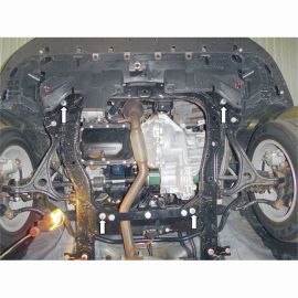 Kolchuga Защита двигателя, КПП и радиатора на BYD G6 '10- (ZiPoFlex-оцинковка)