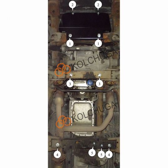 Kolchuga Защита двигателя, КПП, радиатора и РКПП на Cadillac Escalade GMT 900 '07-14 (ZiPoFlex-оцинковка) Kolchuga Защита двигателя, КПП, радиатора и РКПП на Cadillac Escalade GMT 900 '07-14 (ZiPoFlex-оцинковка)