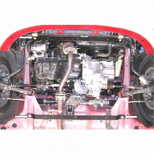 Kolchuga Защита двигателя, КПП и радиатора на Changan Benni '09-