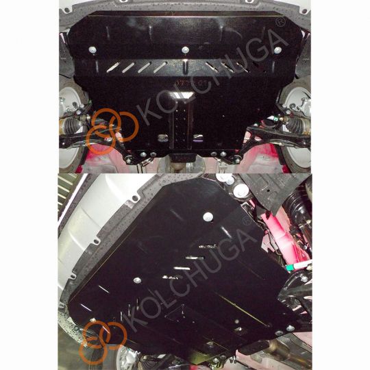 Kolchuga Защита двигателя и КПП на Chery Tiggo 2 '16- (ZiPoFlex-оцинковка) Kolchuga Защита двигателя и КПП на Chery Tiggo 2 '16- (ZiPoFlex-оцинковка)