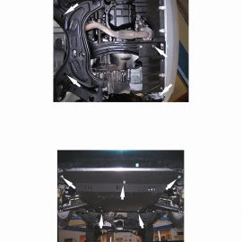Kolchuga Защита двигателя, КПП и радиатора на Chery Tiggo (T11) '05-10