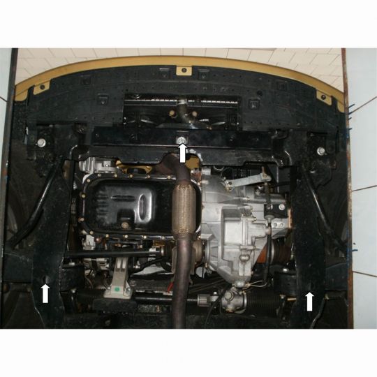 Kolchuga Защита двигателя, КПП и радиатора на Chery X1 '10-