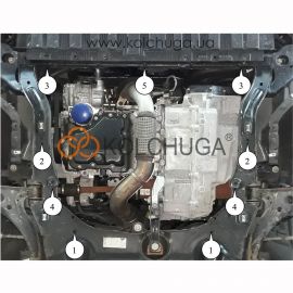 Kolchuga Защита двигателя и КПП на Chevrolet Cruze (J400) '14-