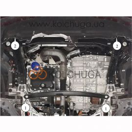 Kolchuga Защита двигателя и КПП на Chevrolet Volt II '16- hybrid (ZiPoFlex)