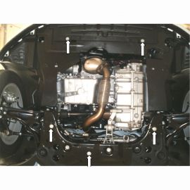 Kolchuga Защита двигателя, КПП и радиатора на Chevrolet Aveo (T300) '11- (ZiPoFlex-оцинковка)