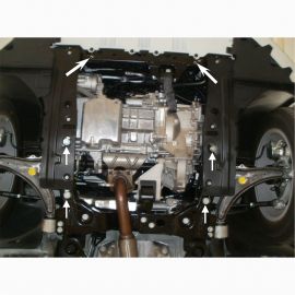 Kolchuga Защита двигателя, КПП и радиатора на Chevrolet Malibu VIII '12-15