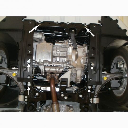 Kolchuga Защита двигателя, КПП и радиатора на Chevrolet Malibu VIII '12-15 Kolchuga Защита двигателя, КПП и радиатора на Chevrolet Malibu VIII '12-15