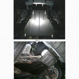 Kolchuga Защита двигателя, КПП и радиатора на Chevrolet Niva I '02-10
