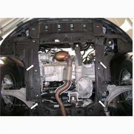Kolchuga Защита двигателя, КПП и радиатора на Chevrolet Orlando '10- (бензин) (ZiPoFlex-оцинковка)