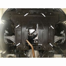 Kolchuga Защита двигателя, КПП и радиатора на Chevrolet Orlando '10- (дизель) (ZiPoFlex-оцинковка)
