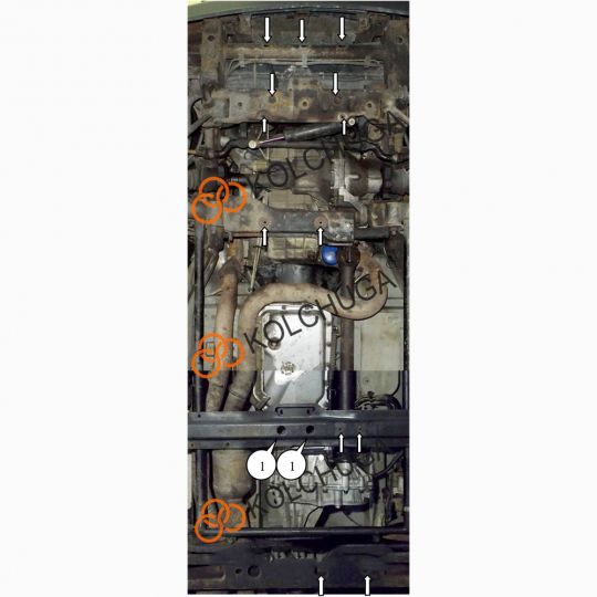 Kolchuga Защита двигателя, КПП, радиатора и раздатки на Chevrolet Suburban (LS) X '00-06 (ZiPoFlex) Kolchuga Защита двигателя, КПП, радиатора и раздатки на Chevrolet Suburban (LS) X '00-06 (ZiPoFlex)