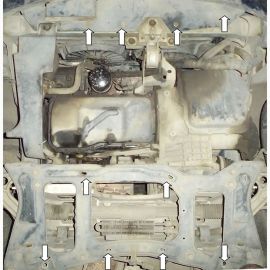 Kolchuga Защита двигателя, КПП и радиатора на Chrysler Grand Voyager IV '01-07