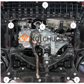 Kolchuga Защита двигателя, КПП и абсорбера на Citroen C1 II '14-