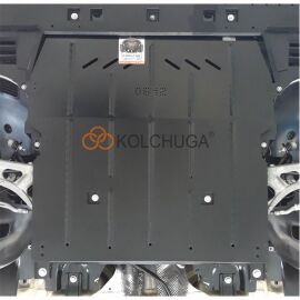 Kolchuga Защита двигателя и КПП на Citroen C4 Picasso Spacetourer II '18- (ZiPoFlex-оцинковка)
