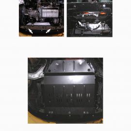 Kolchuga Защита двигателя, КПП и радиатора на Citroen Berlingo I '04-09 (ZiPoFlex-оцинковка)