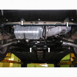 Kolchuga Защита двигателя, КПП и радиатора на Citroen Berlingo I '04-09 (V-1,6) (ZiPoFlex-оцинковка)