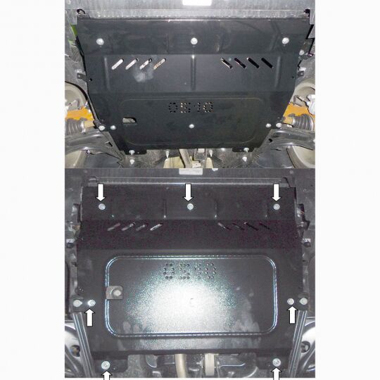 Kolchuga Защита двигателя, КПП и радиатора на Citroen C-Elysee II '12- Kolchuga Защита двигателя, КПП и радиатора на Citroen C-Elysee II '12-