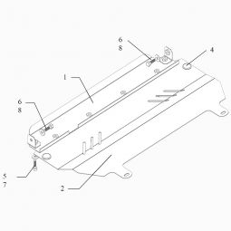 Kolchuga Защита двигателя, КПП и радиатора на Citroen C2 '03-10