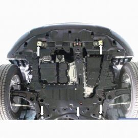 Kolchuga Защита двигателя, КПП и радиатора на Citroen C4 Aircross '12-17