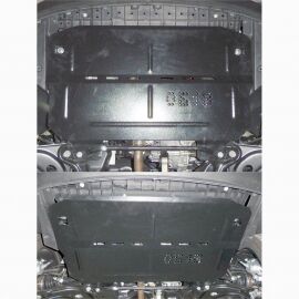Kolchuga Защита двигателя, КПП и радиатора на Citroen C4 Cactus '14- (ZiPoFlex-оцинковка)