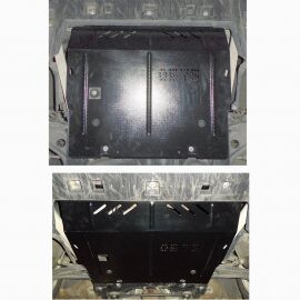 Kolchuga Защита двигателя, КПП и радиатора на Citroen C4 Grand Picasso II '13- (ZiPoFlex-оцинковка)