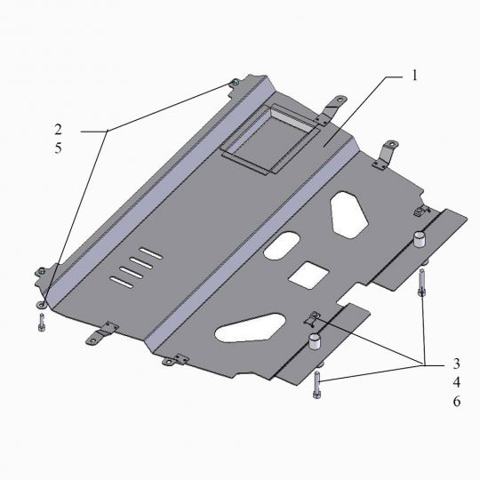 Kolchuga Защита двигателя и КПП на Citroen C4 II '10- (ZiPoFlex-оцинковка) Kolchuga Защита двигателя и КПП на Citroen C4 II '10- (ZiPoFlex-оцинковка)