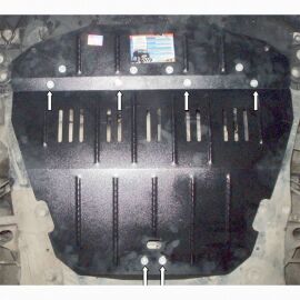 Kolchuga Защита двигателя, КПП и радиатора на Citroen Evasion '94-02 (ZiPoFlex-оцинковка)
