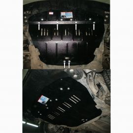 Kolchuga Защита двигателя, КПП и радиатора на Citroen Evasion '94-02 (V-2,0 HDI) (ZiPoFlex-оцинковка)