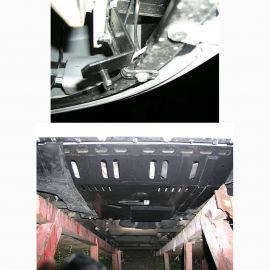 Kolchuga Защита двигателя, КПП и радиатора на Citroen Jumper II '06-14 (ZiPoFlex-оцинковка)