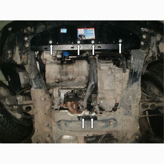 Kolchuga Защита двигателя, КПП и радиатора на Citroen Jumpy I '04-07 (V-2,0 HDI) (ZiPoFlex-оцинковка) Kolchuga Защита двигателя, КПП и радиатора на Citroen Jumpy I '04-07 (V-2,0 HDI) (ZiPoFlex-оцинковка)