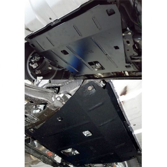 Kolchuga Защита двигателя, КПП и радиатора на Dacia Duster I '10-18 (ZiPoFlex-оцинковка)