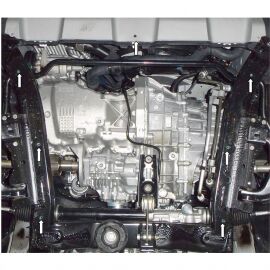 Kolchuga Защита двигателя, КПП и радиатора на Dacia Duster I '10-18