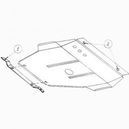 Kolchuga Защита двигателя, КПП и радиатора на Daewoo Espero '90-99