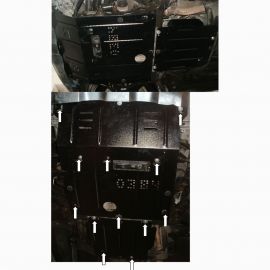 Kolchuga Защита двигателя, КПП и радиатора на Daihatsu Terios II '06-