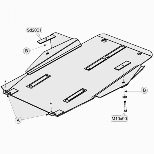 Kolchuga Защита двигателя и КПП на Dodge Intrepid '92-03 Kolchuga Защита двигателя и КПП на Dodge Intrepid '92-03