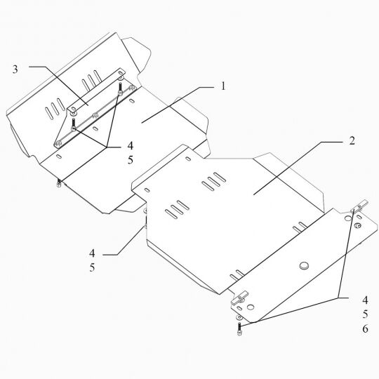 Kolchuga Защита двигателя, КПП и радиатора на Dodge Nitro '06-11 Kolchuga Защита двигателя, КПП и радиатора на Dodge Nitro '06-11