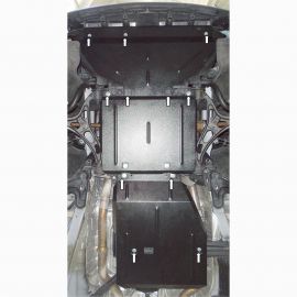 Kolchuga Защита двигателя, КПП и раздатки на Dodge Durango III '10- (ZiPoFlex-оцинковка)