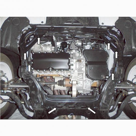 Kolchuga Защита двигателя, КПП и радиатора на Faw Besturn B50 '09- Kolchuga Защита двигателя, КПП и радиатора на Faw Besturn B50 '09-