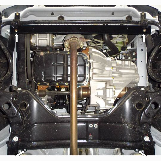 Kolchuga Защита двигателя, КПП и радиатора на Faw V2 '12- Kolchuga Защита двигателя, КПП и радиатора на Faw V2 '12-