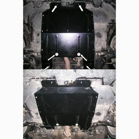 Kolchuga Защита двигателя, КПП и радиатора на Fiat Bravo II '07-