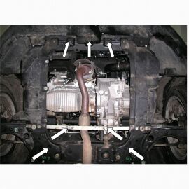 Kolchuga Защита двигателя, КПП и радиатора на Fiat Bravo II '07-