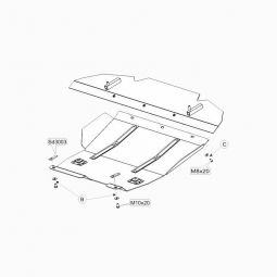 Kolchuga Защита двигателя, КПП и радиатора на Fiat Coupe '94-00