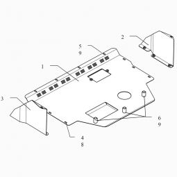 Kolchuga Защита двигателя, КПП и радиатора на Fiat Ducato II '94-06