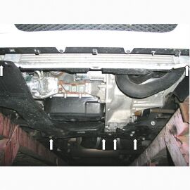 Kolchuga Защита двигателя, КПП и радиатора на Fiat Ducato III '06-14